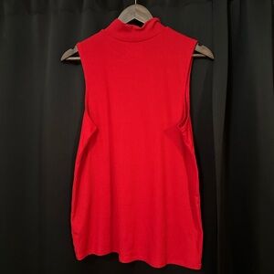 No Boundaries Vibrant Red Sleeveless Tank Top